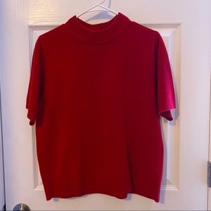Cotton Turtleneck Short Sleeve